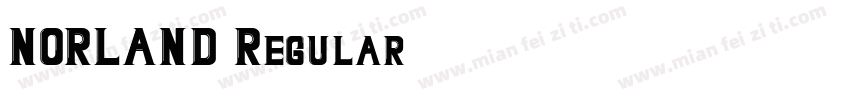 NORLAND Regular字体转换
